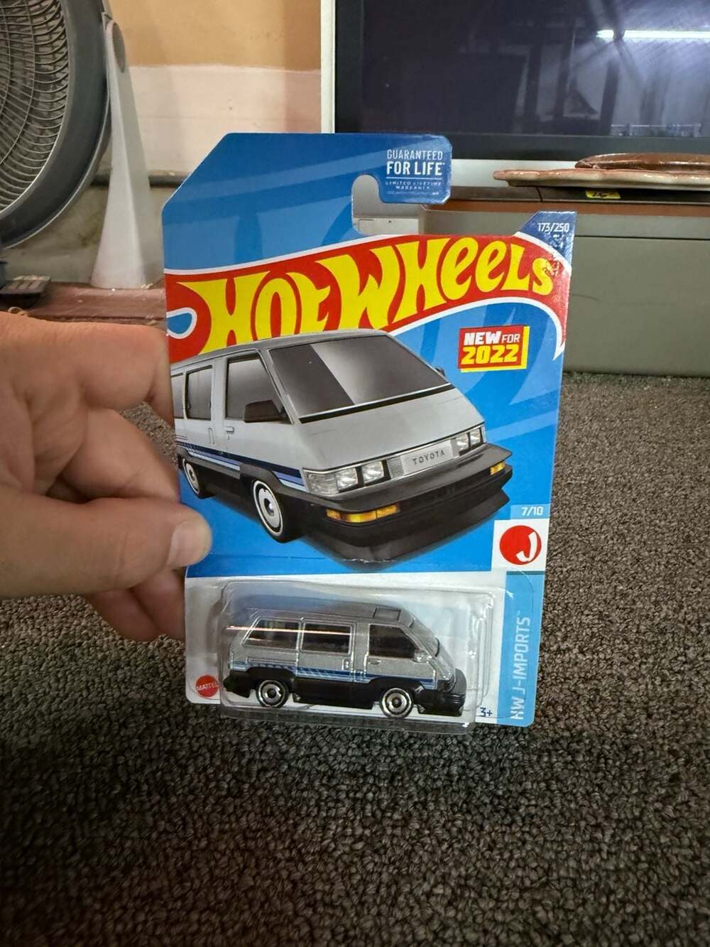 Hot Wheels 1986 Toyota Van HW J-Imports Silver 173/250